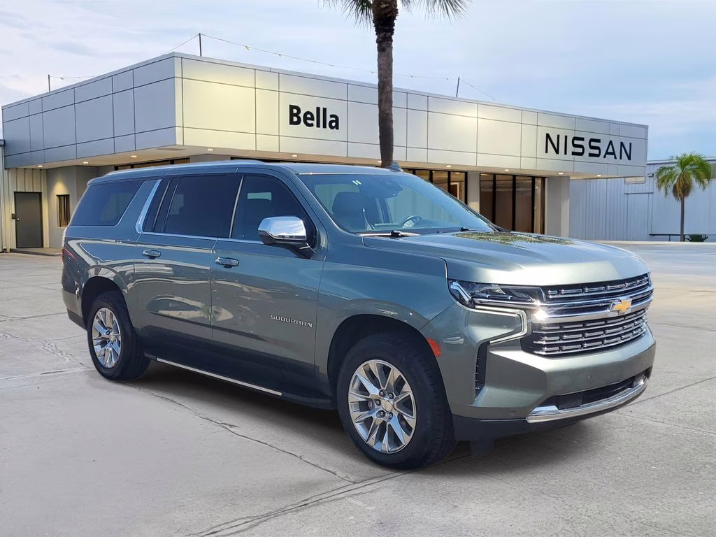 2023 Silver Sage Metallic Chevrolet Suburban Premier RWD SUV