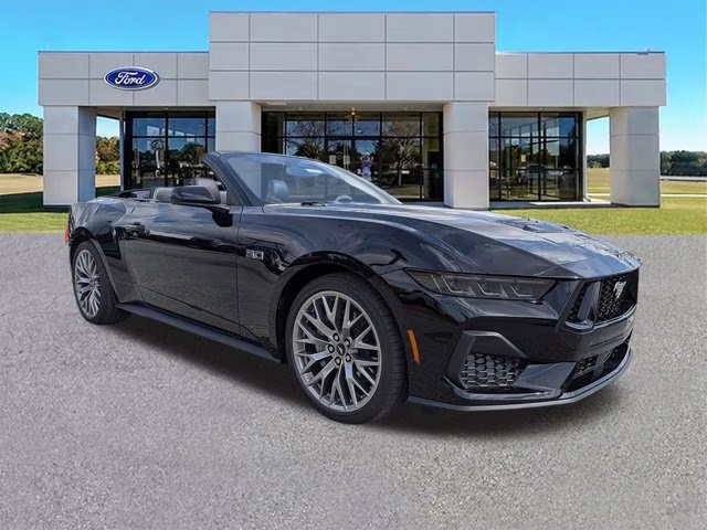 2026 Shadow Black Ford Mustang GT Premium RWD Convertible