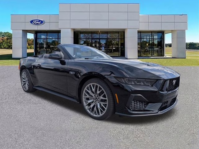 2026 Shadow Black Ford Mustang GT Premium RWD Convertible