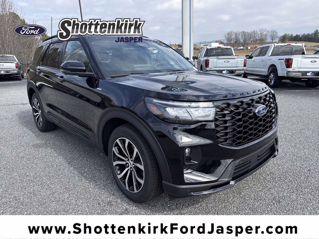 2026 Black Ford Explorer ST-Line RWD SUV