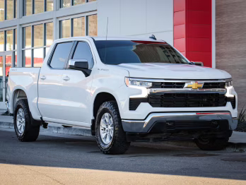 2023 Summit White Chevrolet Silverado 1500 LT 4X4 Truck