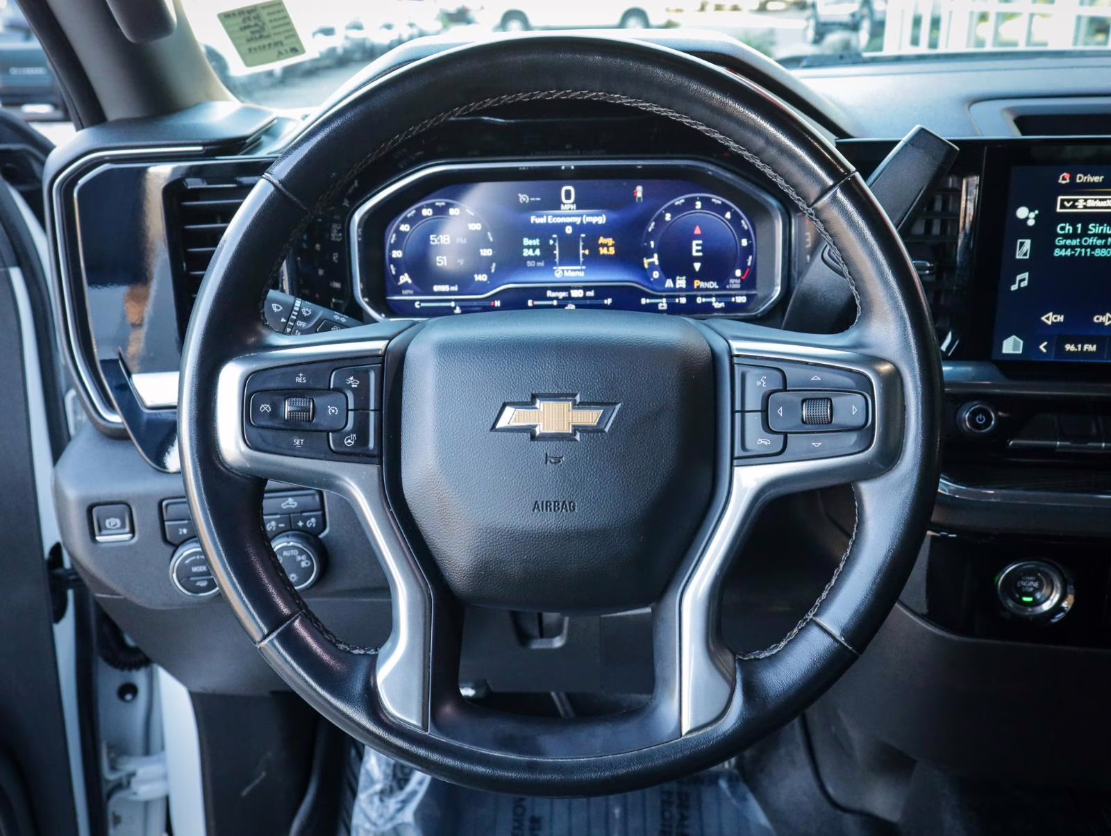 2023 Summit White Chevrolet Silverado 1500 LT 4X4 Truck