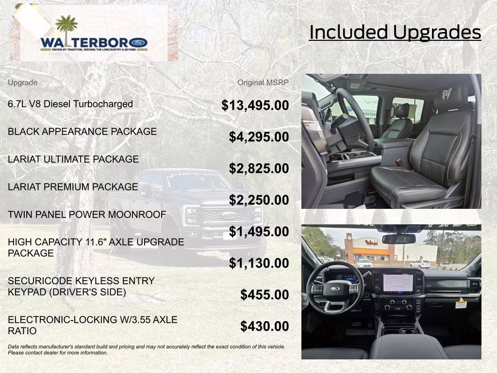 2026 Agate Black Metallic Ford Super Duty F-250 SRW Lariat 4X4 Truck