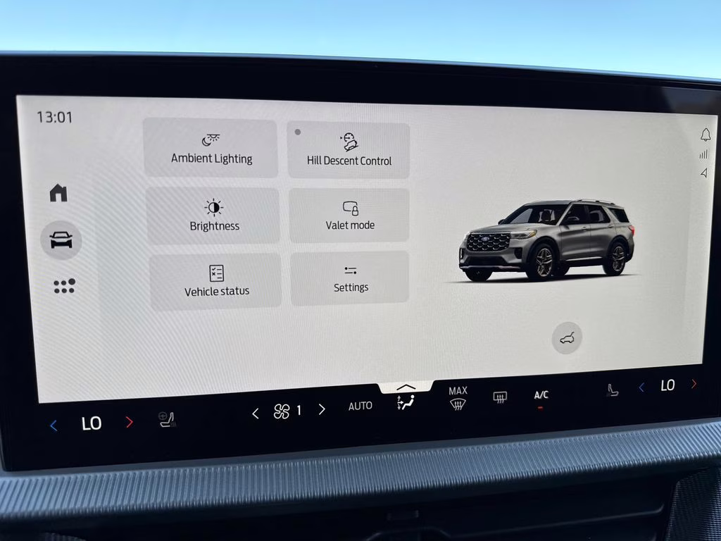 2026 Space White Metallic Ford Explorer ST-Line RWD SUV