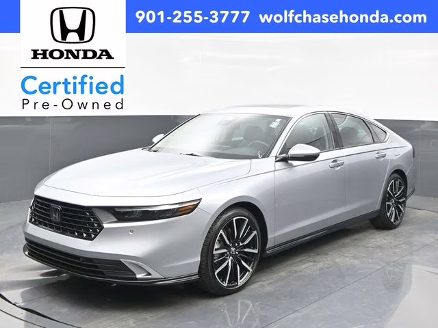 2023 Lunar Silver Metallic Honda Accord Hybrid Touring FWD Sedan