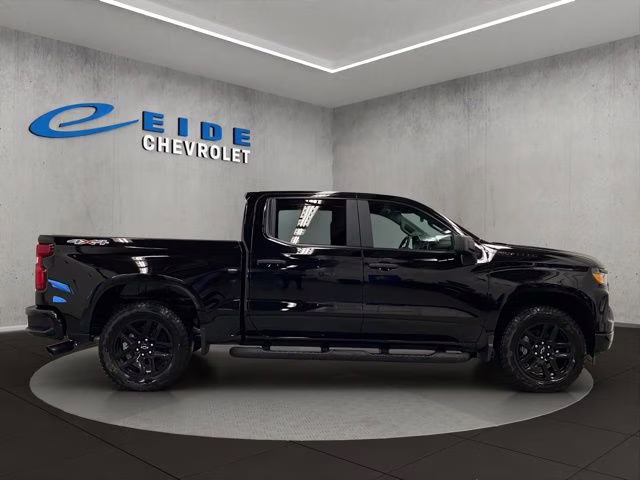 2026 Black Chevrolet Silverado 1500 Custom 4X4 Truck