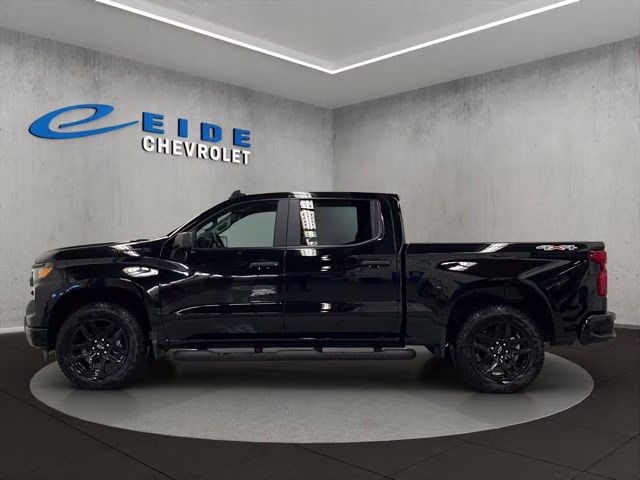 2026 Black Chevrolet Silverado 1500 Custom 4X4 Truck
