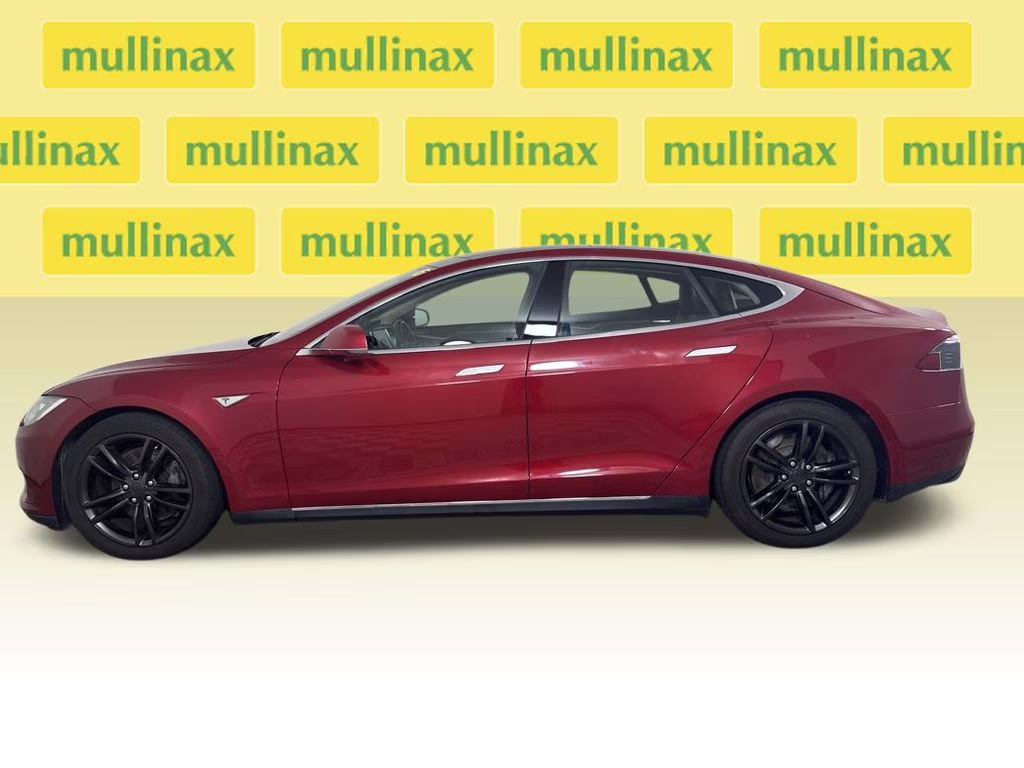 2015 Red Multi-Coat Tesla Model S 70D AWD Hatchback