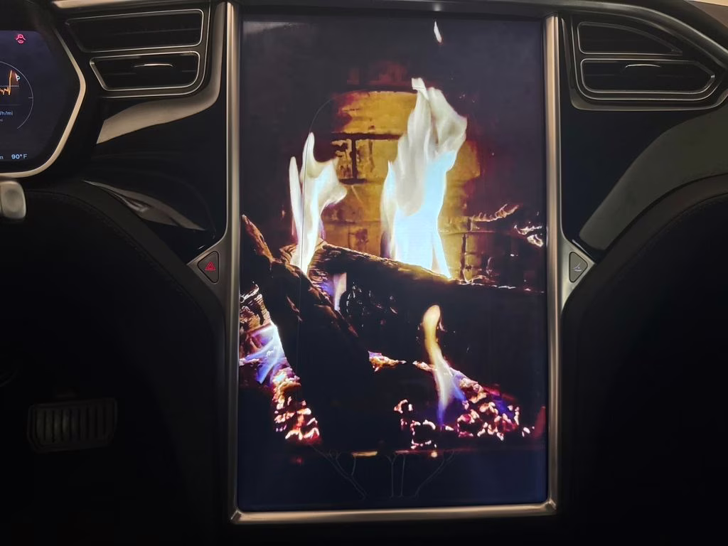 2015 Red Multi-Coat Tesla Model S 70D AWD Hatchback