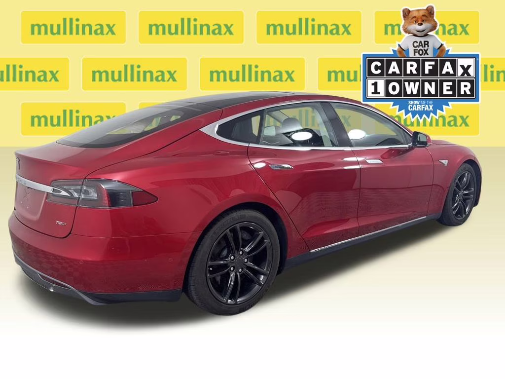 2015 Red Multi-Coat Tesla Model S 70D AWD Hatchback