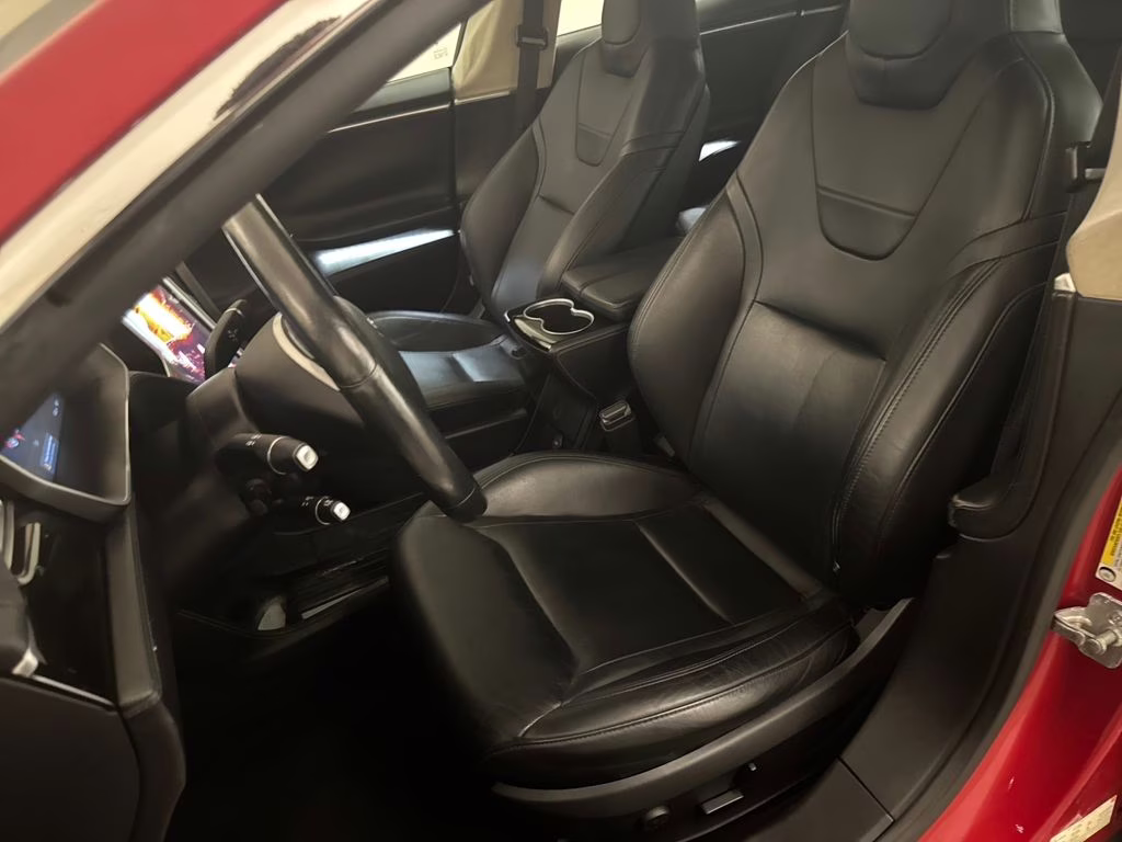 2015 Red Multi-Coat Tesla Model S 70D AWD Hatchback
