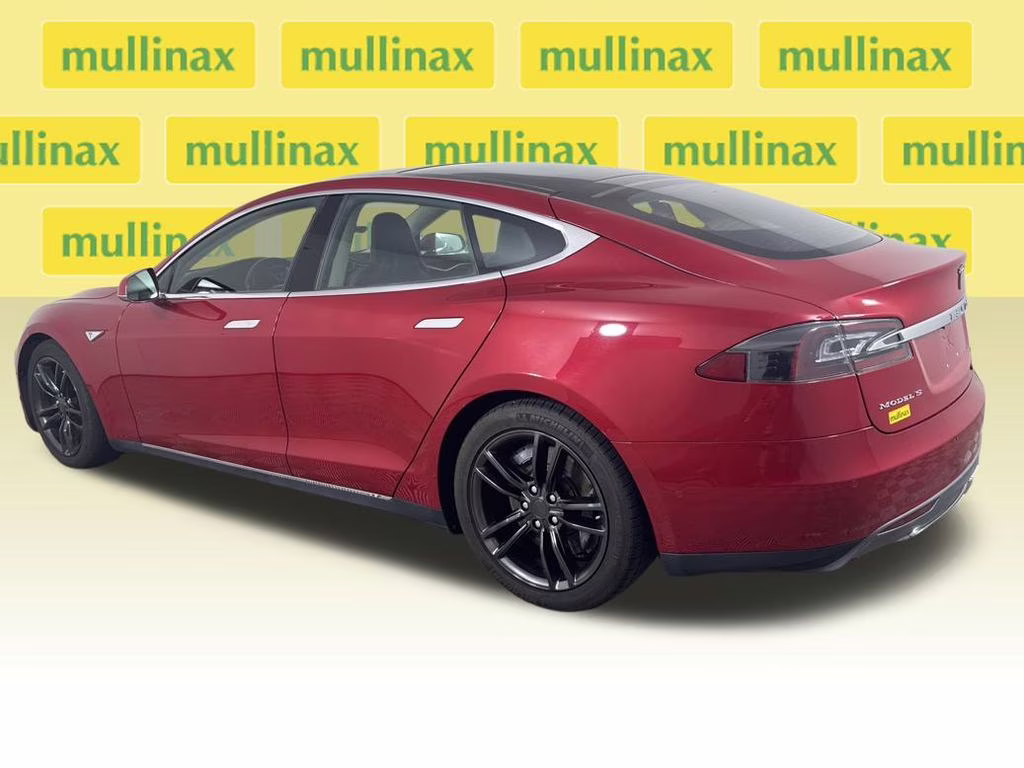2015 Red Multi-Coat Tesla Model S 70D AWD Hatchback