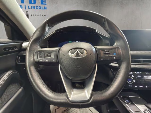 2025 Warm Titanium/Black Obsidian INFINITI QX60 LUXE AWD SUV