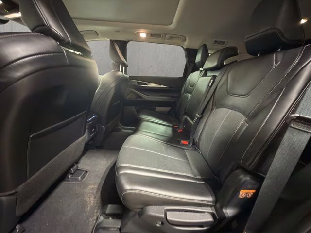 2025 Warm Titanium/Black Obsidian INFINITI QX60 LUXE AWD SUV