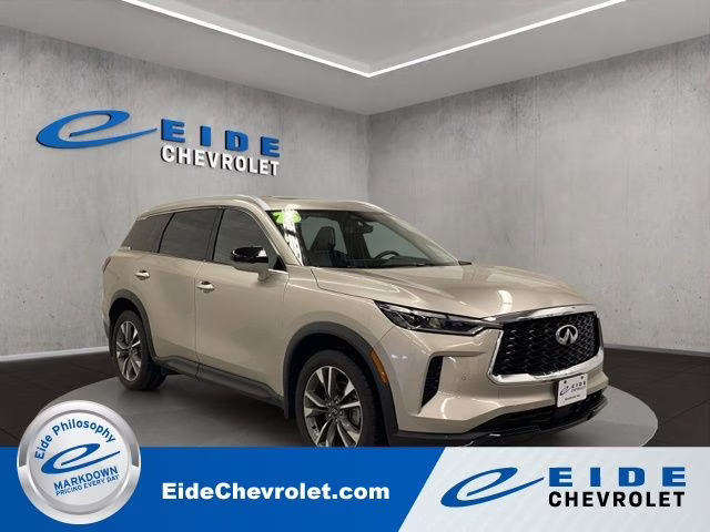 2025 Tan INFINITI QX60 LUXE AWD SUV