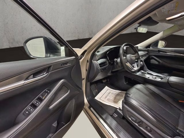 2025 Warm Titanium/Black Obsidian INFINITI QX60 LUXE AWD SUV