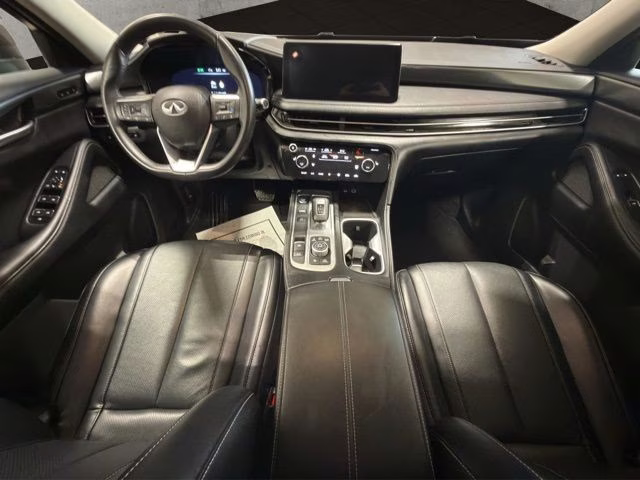 2025 Warm Titanium/Black Obsidian INFINITI QX60 LUXE AWD SUV