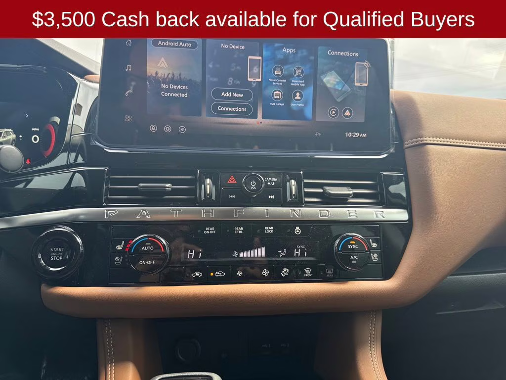 2026 Everest White Pearl/Black Nissan Pathfinder Platinum FWD SUV