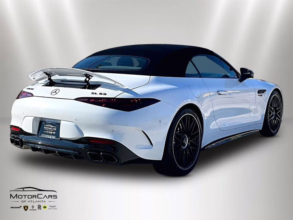 2022 MANUFAKTUR Moonlight White Magno Mercedes-Benz SL-Class SL 63 AMG AMG Performance Line AWD Convertible