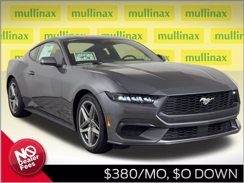 2026 Carbonized Gray Metallic Ford Mustang EcoBoost RWD Coupe