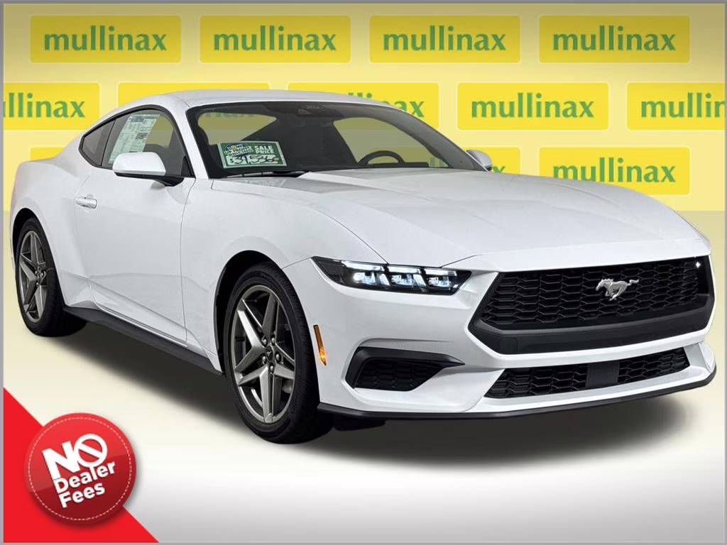 2026 Oxford White Ford Mustang EcoBoost RWD Coupe