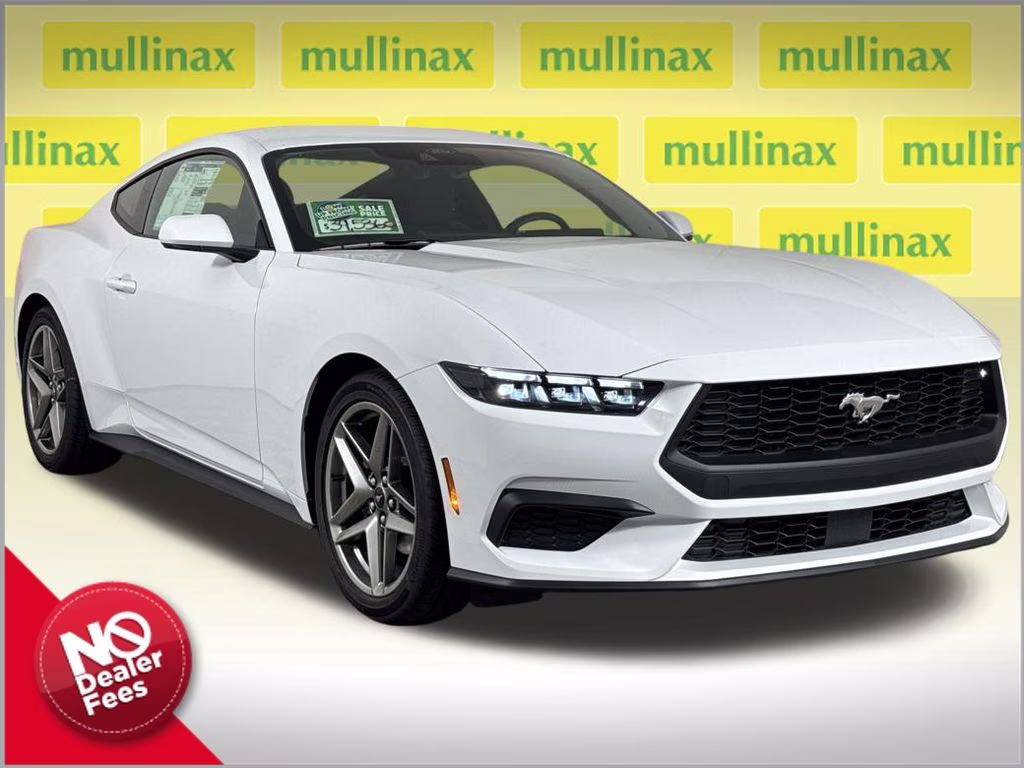 2026 Oxford White Ford Mustang EcoBoost RWD Coupe