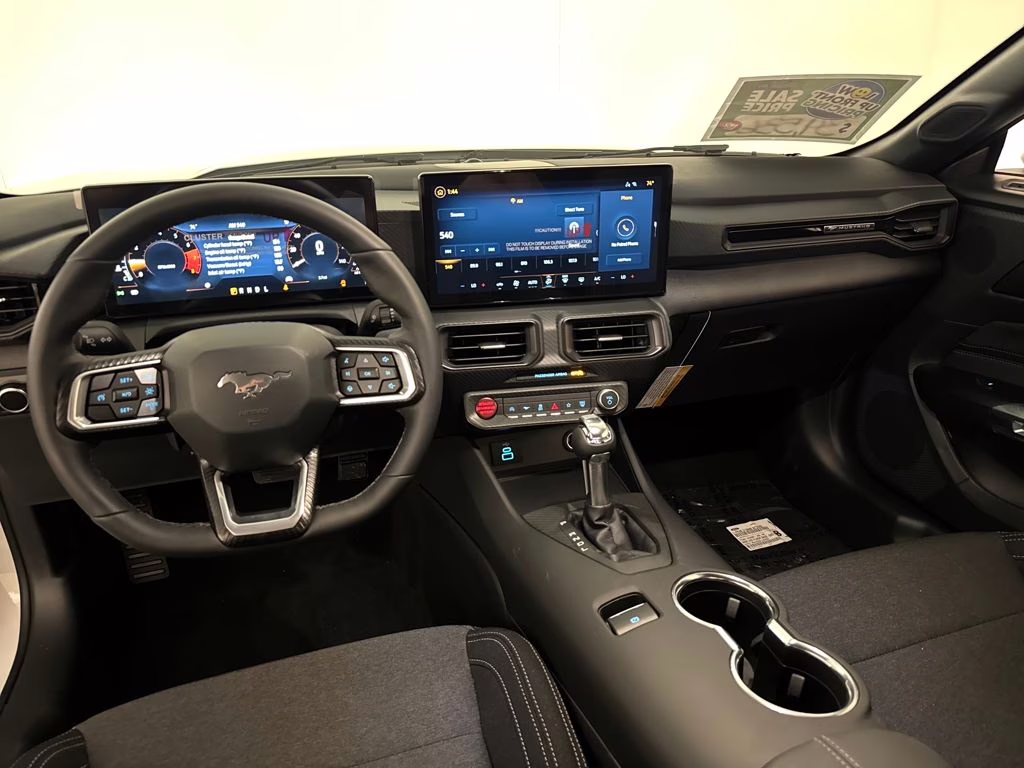 2026 Oxford White Ford Mustang EcoBoost RWD Coupe