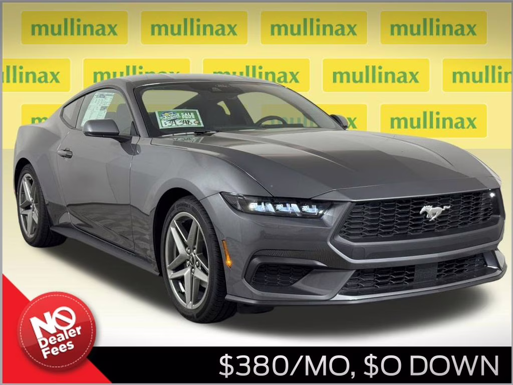 2026 Carbonized Gray Metallic Ford Mustang EcoBoost RWD Coupe