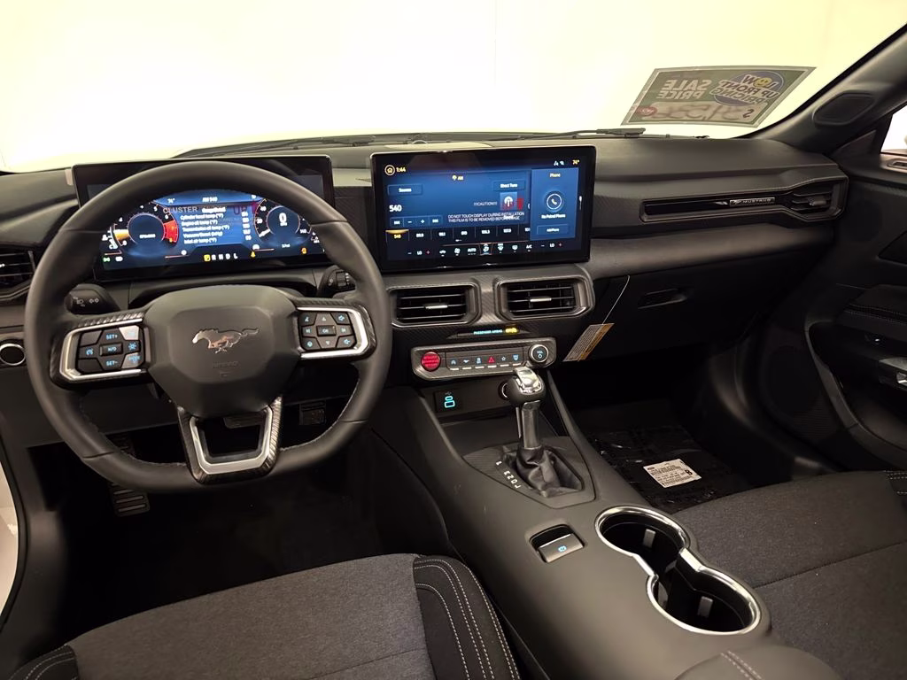 2026 Oxford White Ford Mustang EcoBoost RWD Coupe