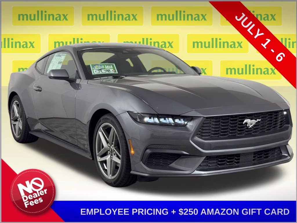2026 Carbonized Gray Metallic Ford Mustang EcoBoost RWD Coupe