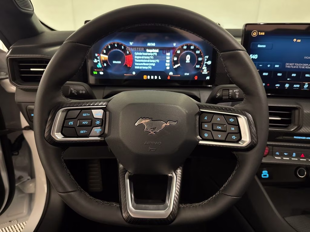 2026 Oxford White Ford Mustang EcoBoost RWD Coupe
