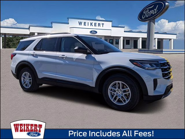 2026 White Ford Explorer Active RWD SUV