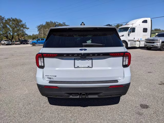 2026 White Ford Explorer Active RWD SUV