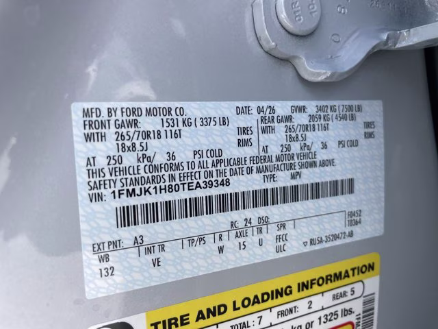 2026 Space Silver Metallic Ford Expedition Max Active RWD SUV