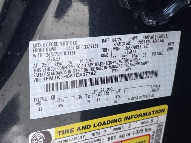 2026 Stone Blue Metallic Ford Expedition Max Active RWD SUV