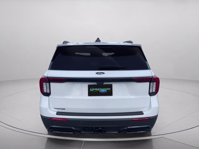 2026 Star White Metallic Tri-Coat Ford Explorer ST-Line RWD SUV