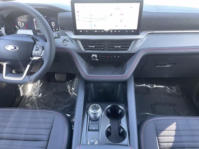 2026 Star White Metallic Tri-Coat Ford Explorer ST-Line RWD SUV