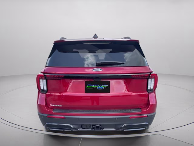 2026 Rapid Red Metallic Tinted Clearcoat Ford Explorer ST-Line RWD SUV