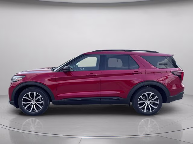 2026 Rapid Red Metallic Tinted Clearcoat Ford Explorer ST-Line RWD SUV