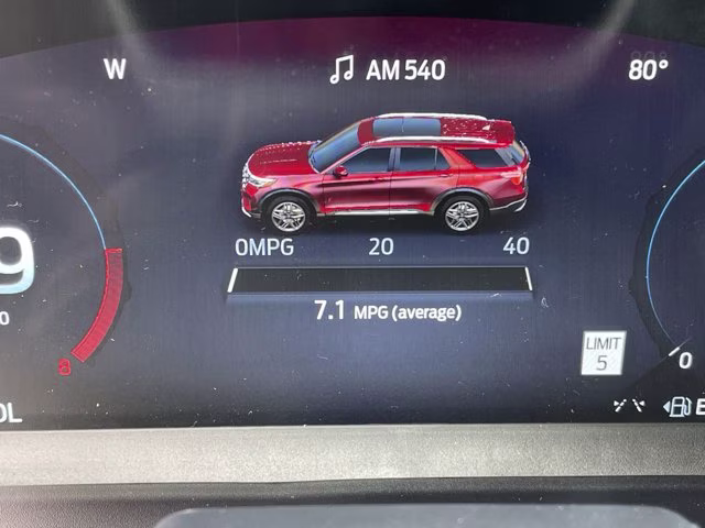 2026 Rapid Red Metallic Tinted Clearcoat Ford Explorer ST-Line RWD SUV