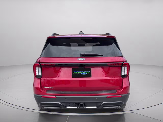 2026 Rapid Red Metallic Tinted Clearcoat Ford Explorer ST-Line RWD SUV