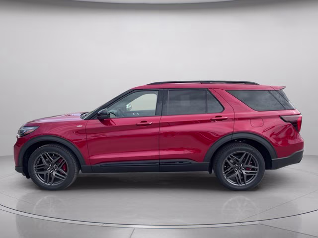 2026 Rapid Red Metallic Tinted Clearcoat Ford Explorer ST-Line RWD SUV