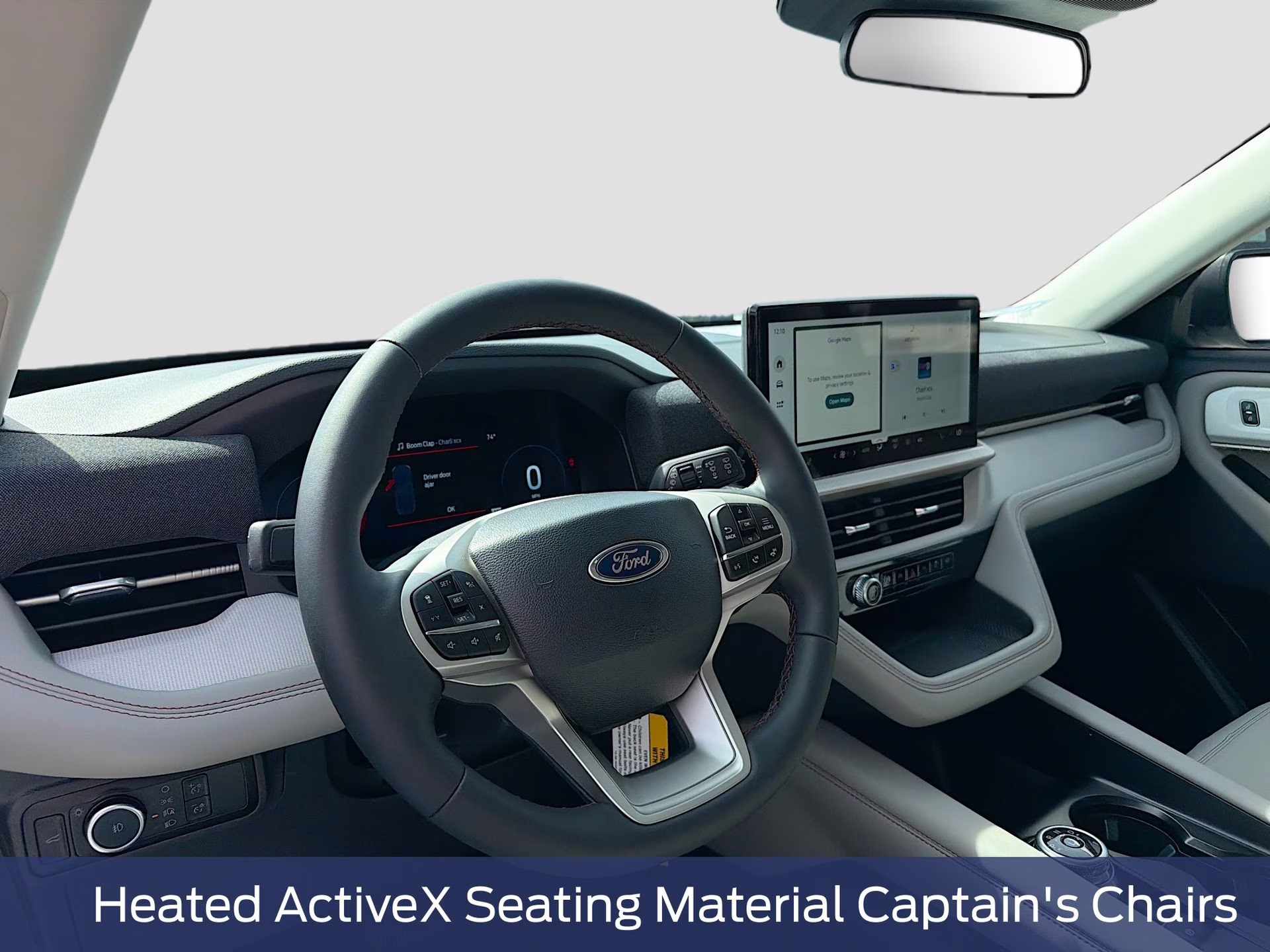 2026 Star White Metallic Tri-Coat Ford Explorer Active RWD SUV