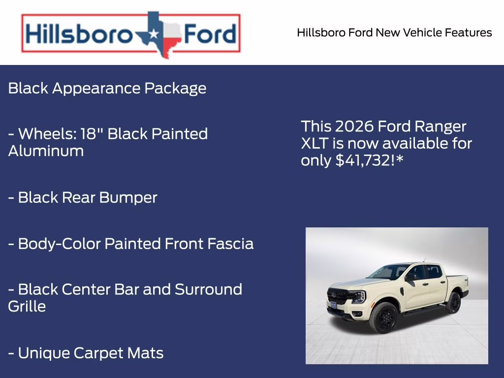 2026 Desert Sand Ford Ranger XLT 4X4 Truck