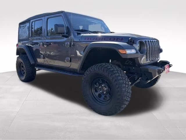 2018 Granite Crystal Metallic Clearcoat Jeep Wrangler Unlimited Rubicon 4X4 SUV