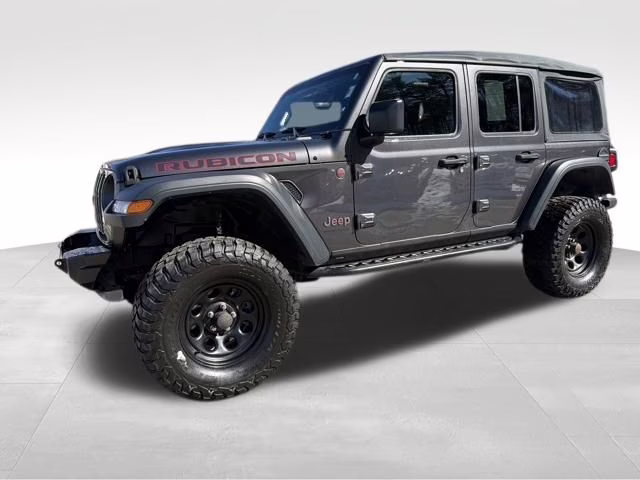 2018 Granite Crystal Metallic Clearcoat Jeep Wrangler Unlimited Rubicon 4X4 SUV