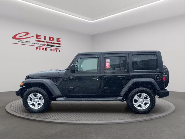 2021 Black Clearcoat Jeep Wrangler Unlimited Sport S 4X4 SUV