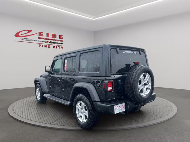 2021 Black Clearcoat Jeep Wrangler Unlimited Sport S 4X4 SUV