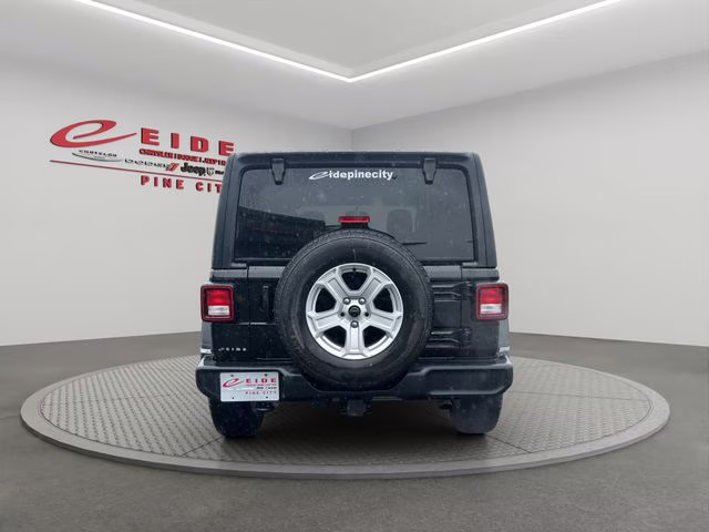 2021 Black Clearcoat Jeep Wrangler Unlimited Sport S 4X4 SUV