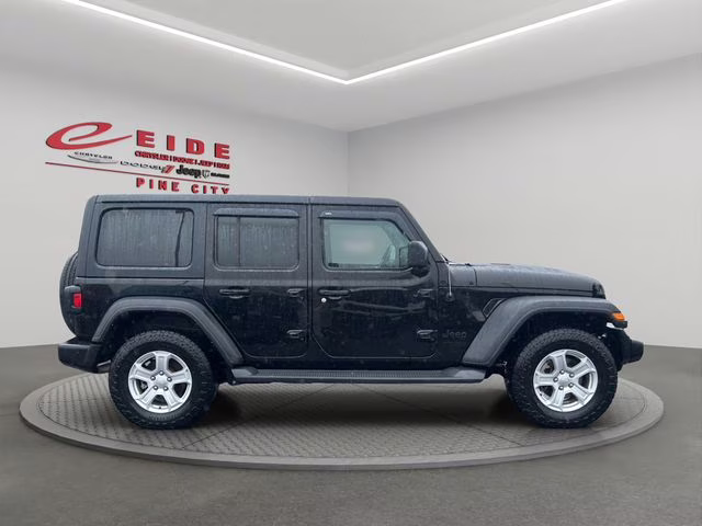 2021 Black Clearcoat Jeep Wrangler Unlimited Sport S 4X4 SUV
